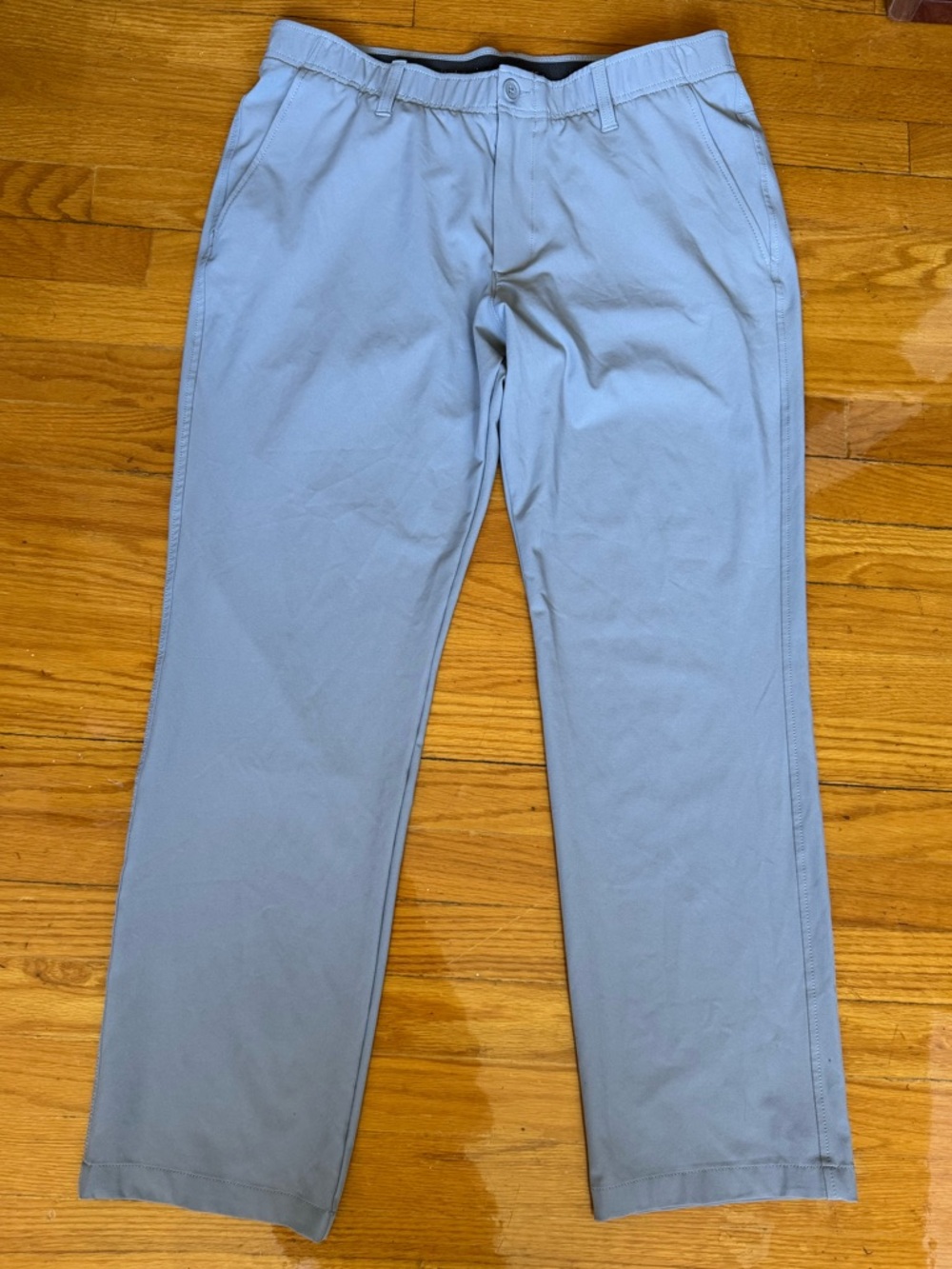 NWOT Light Grey Under Armour Golf Pants 36/30